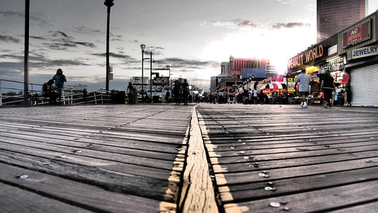 Atlantic City Boardwalk people tracking