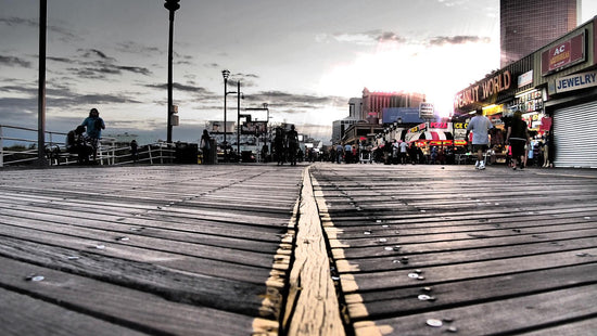 Tracking people on the New Jersey Boardwalk